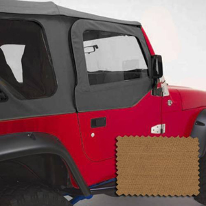 Fat Bob's Garage, Rugged Ridge, Part #13714.37, Upper Soft Door Kit Spice 97-06 Jeep TJ/LJ Wrangler MAIN