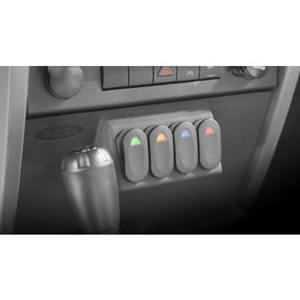 Fat Bob's Garage, Rugged Ridge, Part #17235.85, Lower Switch Panel Kit 07-10 Jeep JK Wrangler MAIN