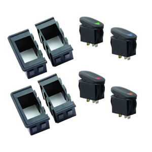 Fat Bob's Garage, Rugged Ridge, Part #17235.89, Rocker Switch Housing Kit MAIN