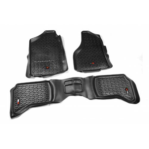 Fat Bob's Garage, Rugged Ridge, Part #82989.40, All Terrain Floor Liner Kit 02-14 Dodge Ram 1500 2500 And 3500 MAIN