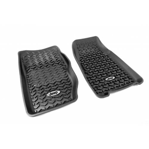 Fat Bob's Garage, Rugged Ridge, Part #DMC-12920.25, All Terrain Front Floor Liners 84-01 Jeep XJ Cherokee MAIN