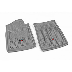 Fat Bob's Garage, Rugged Ridge, Part #84904.21, Front Gray Floor Liner Pair For 07-16 Toyota Tundra MAIN