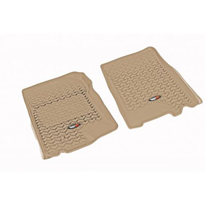 Fat Bob's Garage, Rugged Ridge, Part #83902.05, Front Tan Floor Liner Set 01-03Fordf150 MAIN