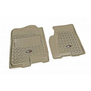 Fat Bob's Garage, Rugged Ridge, Part #83901.02, Front Tan Floor Liner Set 99-06 Silverado/Tahoe MAIN