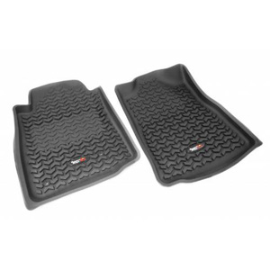 Fat Bob's Garage, Rugged Ridge, Part #82904.10, All Terrain Front Floor Liners Tread Lightly 05-12 Toyota Tacomas MAIN