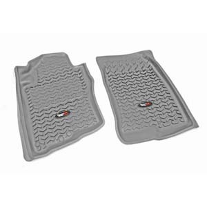 Fat Bob's Garage, Rugged Ridge, Part #84905.10, F Gray Floor Liner Pr 05-15 Nissan Exterra/Pathfinder W/Tl Logo MAIN