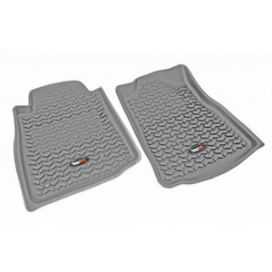 Fat Bob's Garage, Rugged Ridge, Part #84904.20, F Gray Floor Liner Pr 07-11 Toyota Tundra W/Tl Logo MAIN