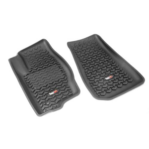 Fat Bob's Garage, Rugged Ridge, Part #12920.30, Front Black Floor Liner Set 07-16 Caliber MAIN