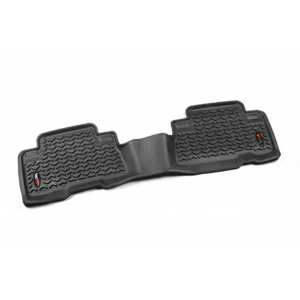Fat Bob's Garage, Rugged Ridge, Part #82954.30, Rear Black Floor Liner For 07-14 Toyota Fj Crusier Treadlightly Logo MAIN