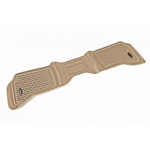 Fat Bob's Garage, Rugged Ridge, Part #83953.10, Rear Tan Floor Liner 02-16 1500/2500/3500 Qua Ford Crew Cab W/Tl Logo MAIN