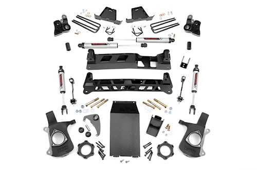 Rough Country 6in GM NTD Suspension Lift Kit 99-06 1500 PU 4WD 27270 LARGE
