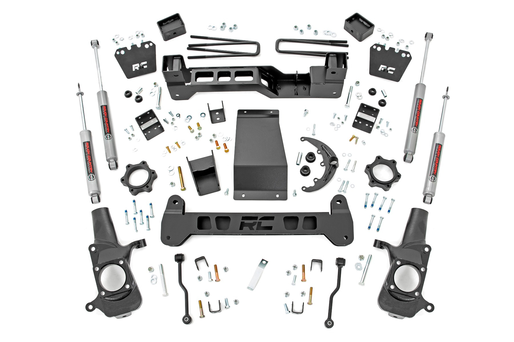 Fat Bob's Garage, Rough Country Part #297N2, Chevrolet/GMC 2500 HD 6" Suspension Lift Kit 4WD 2001-2010 THUMBNAIL