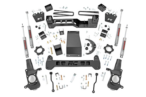 Rough Country 6in GM Suspension Lift Kit 01-10 2500HD 4WD 29730A LARGE
