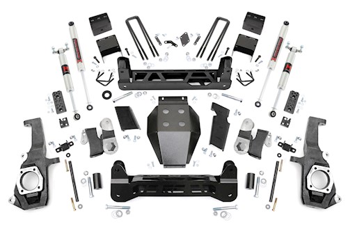 Rough Country 7.5 Inch Lift Kit NTD M1 Chevy/GMC 2500HD/3500HD 11-19 25340 LARGE