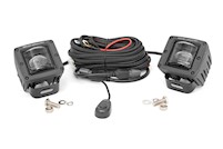 Rough Country Black Series LED Light Pair| 2 Inch SAE Fog -70907 MAIN