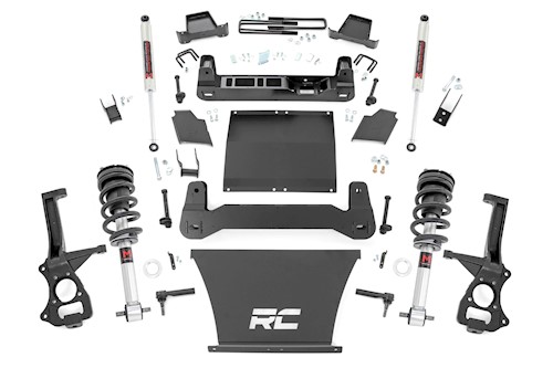 Rough Country 6 Inch Lift Kit M1 Struts/M1 Chevy Silverado 1500 19-22 21740 LARGE
