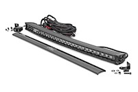 Rough Country 30" Curved Cree LED Light Bar-Single Row Blk Series Cool White DRL MAIN