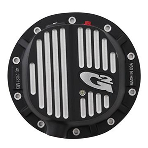 Fat Bob's Garage, G2 Axle & Gear, GM 8.5/8.6 Differential Cover, Ball Milled Black Finish MAIN