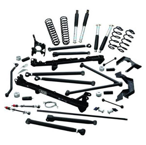 Fat Bob's Garage, RCD Suspension, Jeep Wrangler 6” Long Arm Lift Kit w/ Bilstein 5100 Shock Absorbers 4WD 1997-2006 MAIN
