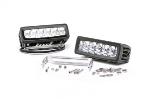 Fat Bob's Garage, Rough Country part #70806, 6" Adjustable Base Mount Cree LED Light Bar (Pair) MAIN