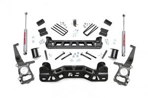 Fat Bob's Garage, Rough Country part #572.20, Ford F150 4" Suspension Lift Kit 2WD 2009-2014 MAIN