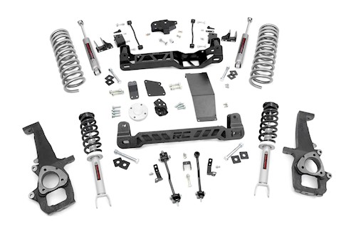 Rough Country Lift Kit 6" for RAM 1500/Dodge N3 Struts & Shocks 12-18+ Classic LARGE