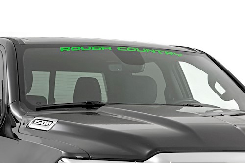 Rough Country Decal | 3.6 Inch x 35 Inch | Kelly Green 84166KG LARGE
