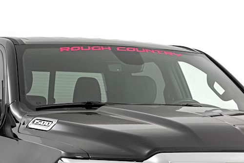 Rough Country Decal | 3.6 Inch x 35 Inch | Pink 84166PK LARGE