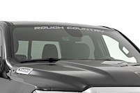 Rough Country Decal | 3.6 Inch x 35 Inch | Silver 84166SR MAIN