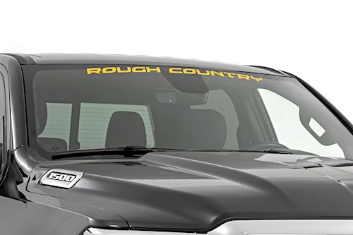 Rough Country Decal | 3.6 Inch x 35 Inch | Yellow 84166YL LARGE