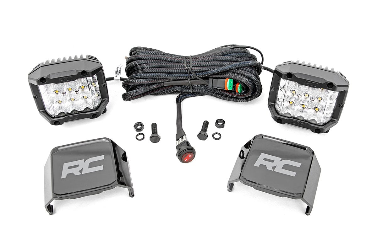 3" Wide Angle OSRAM LED Lights - Pair MAIN