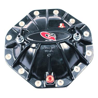 Fat Bob's Garage, G2 Axle & Gear, Chrysler 9.25 Aluminum Differential Cover, Black Finish w/Load Bolts MAIN