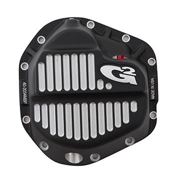 Fat Bob's Garage, G2 Axle & Gear, Dana 60 Differential Cover, Front, Ball Milled Black Finish MAIN