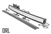 Rough Country 40"Curved Cree LED Light Bar-Dual Row Chrome Series Cool White DRL THUMBNAIL