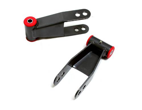Fat Bob's Garage, Max Trac Part#410520, GM 1500/2500 Pickup 5/6 Lug 2WD 2" Rear Lowering Shackles 1988-1998 LARGE