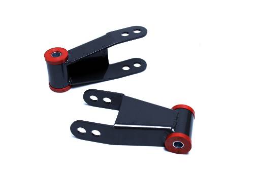 Fat Bob's Garage, Max Trac Part#411120, GM 1/2 Ton 2WD 2" Rear Lowering Shackles 1973-1987 LARGE