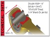 Teraflex TJ Rear Trackbar Joint Kit - Right Hand Thread SWATCH