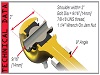 Teraflex JK Front Upper Offset Long FlexArm Joint - Right Hand Thread SWATCH