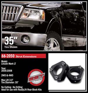 Fat Bob's Garage, Ready Lift Part #66-2050, Lincoln Mark LT 3" Front Leveling Kit 4WD/2WD 2004-2015 MAIN