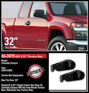 Fat Bob's Garage, Ready Lift Part #66-3070, GMC Canyon/Z71 2.25" Front Leveling Kit 4WD/2WD 2004-2012 MAIN