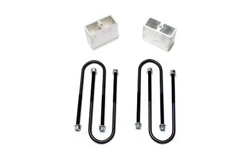 Fat Bob's Garage, Max Trac Part#430020, GM S10 Pickup/Blazer/Jimmy/Sonoma 2WD 2" Rear Lowering Block & U-Bolt 1982-2005 LARGE