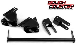 Fat Bob's Garage, Rough Country Part #511, Ford F250/F350 Super Duty 2.5" Shackle Leveling Lift Kit 4WD 1999-2004 MAIN