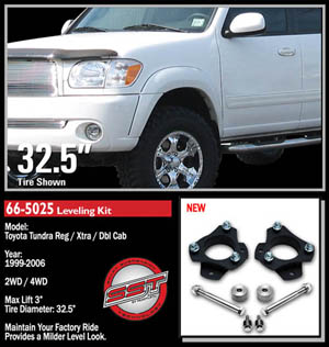 Fat Bob's Garage, Ready Lift Part #66-5025, Toyota Tundra 2.5" Front Leveling Kit 4WD/2WD 1999-2006 MAIN