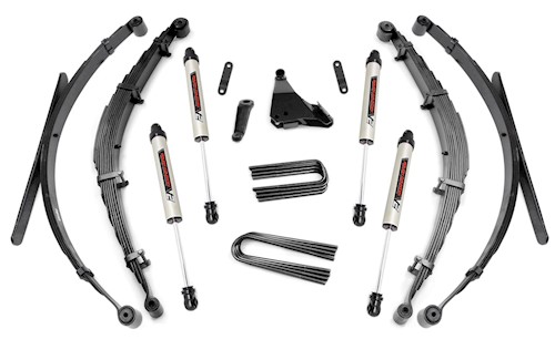 Rough Country 6in for Ford Suspension Lift System w/V2 Shocks 49770 LARGE