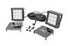 Rough Country 4-inch Square Cree LED Lights-Pair Chrome Series w/ Cool White DRL THUMBNAIL