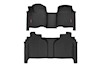 Rough Country HD Floor Mats 19-23 Chevy Silv/GMC Sierra Crew Cab|Bench Seats THUMBNAIL