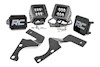 Rough Country For Toyota 2"LED Lwr Windshield Kit 10-20 4-Runner Blk-SerieSpot THUMBNAIL
