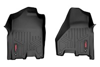 Rough Country Heavy Duty Floor Mats [Front]12-18 For Dodge/RAM, Crew/Mega Cab MAIN
