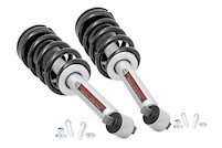Rough Country GM 3.5in Lifted N3 Struts 07-14 Tahoe Yukon CHEV/GMC Sierra Silver MAIN