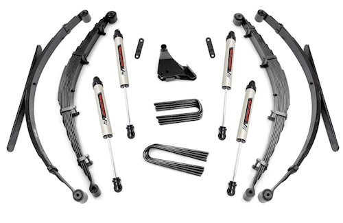 Rough Country 4in for Ford Suspension Lift System w/V2 Shocks 50170 LARGE